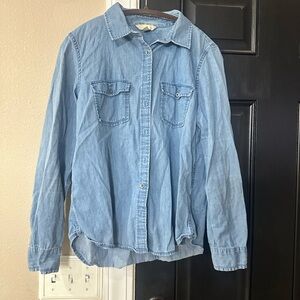 Banana Republic Denim Button-Up Shirt